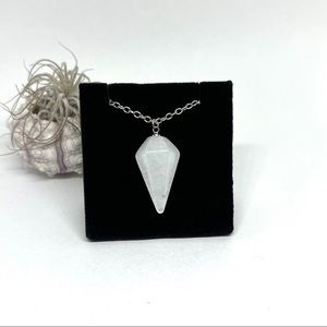 White Quartz Pendulum!
